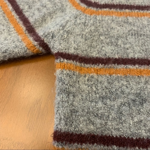 EMORY PARK Stripe Heather Gray Womens Sweater - Picture 2 of 3